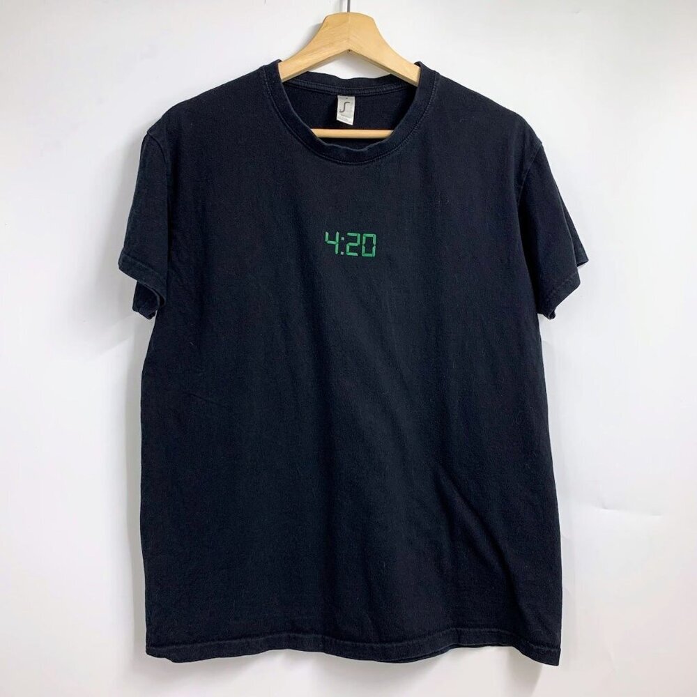 GRI GRI Men's Medication Mediation 420‎ Crew Neck Short Sleeve Shirt Size M